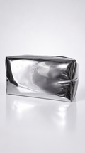B2 JIN Metallic Zipper Pouch