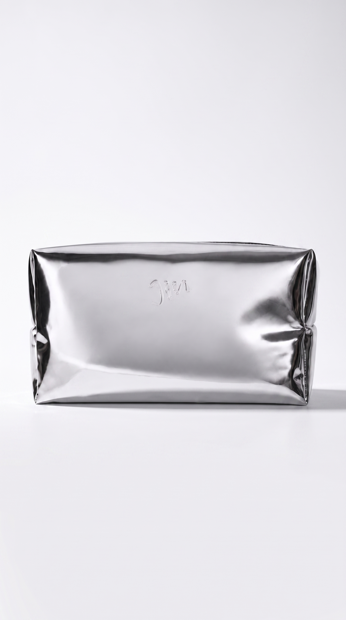 B2 JIN Metallic Zipper Pouch